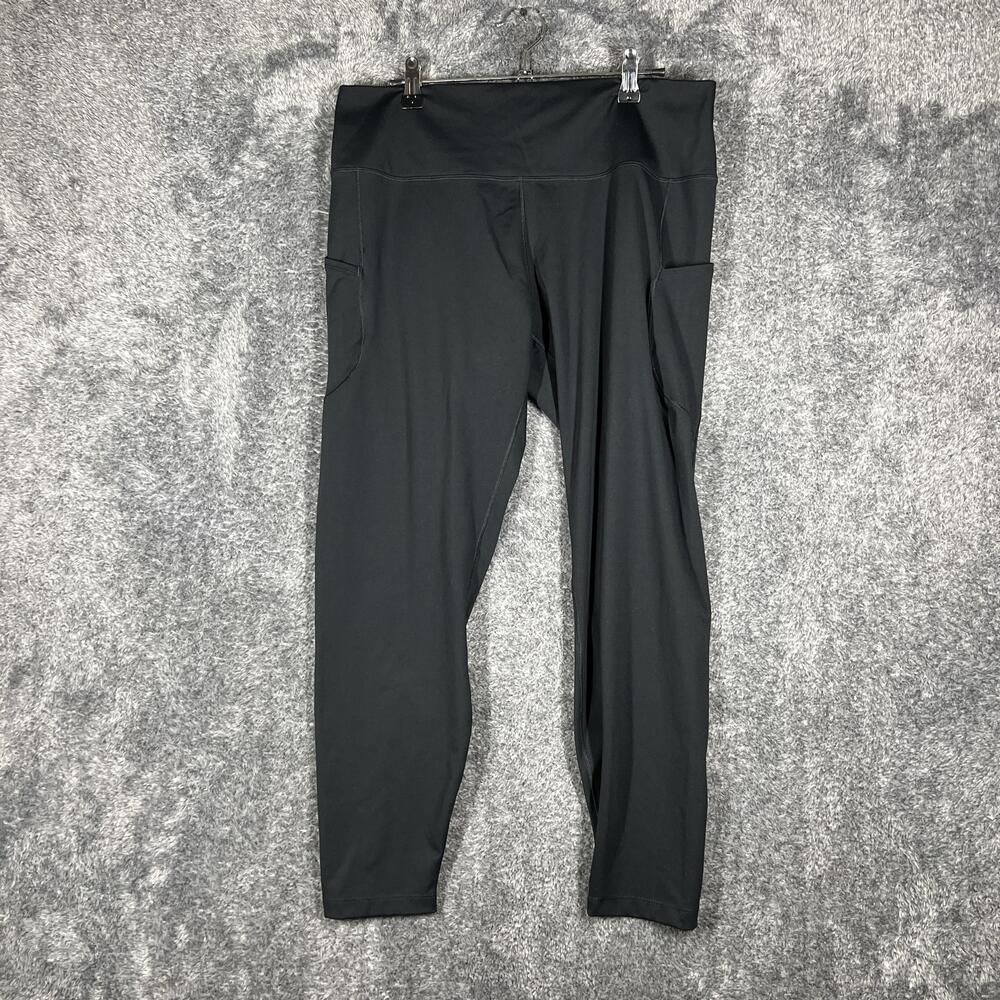 Nike Pants Womens 2XL Black Jogger Dri-FIT Pockets Stretch FN3241-010 Waist 32